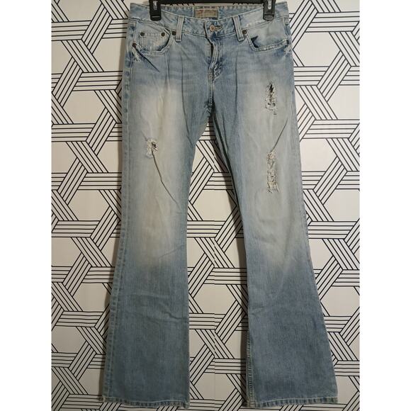BKE Denim - Vintage Womens BKE Element Distressed Jeans Y2K Flare Size 29